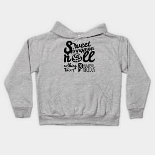 Sweet Sinnamon Roll black variant Kids Hoodie